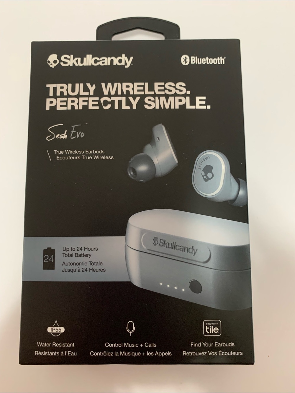 Skullcandy Sesh Evo True Wireless Earbuds - Light Gray